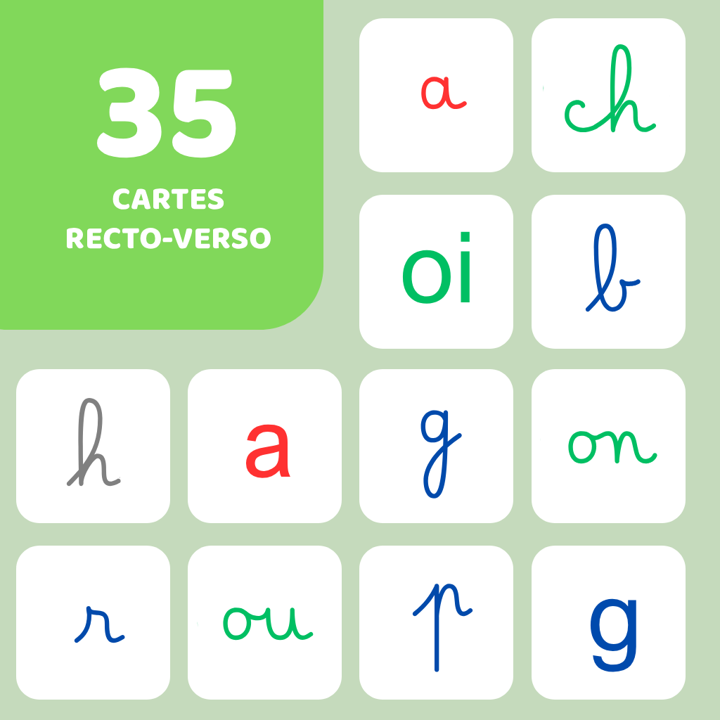 Alpha'Son - Cursive - 35 cartes