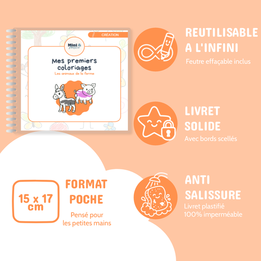Mes premiers coloriages - Ferme