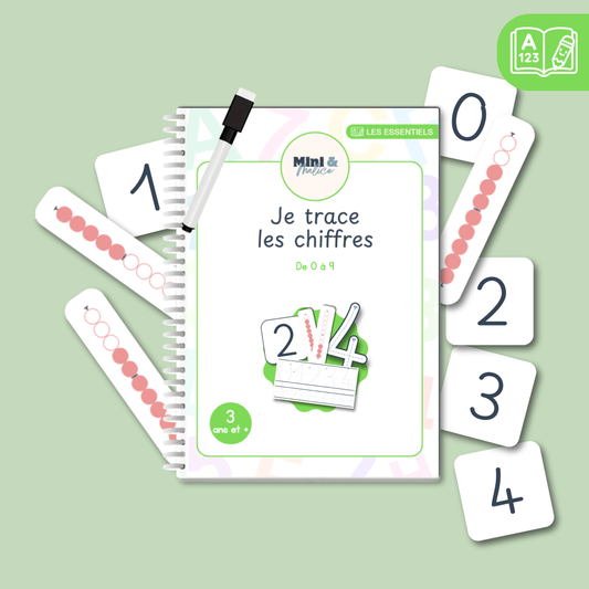 Je trace les chiffres de 0 à 9