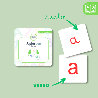 Alpha'Son - Cursive - 35 cartes
