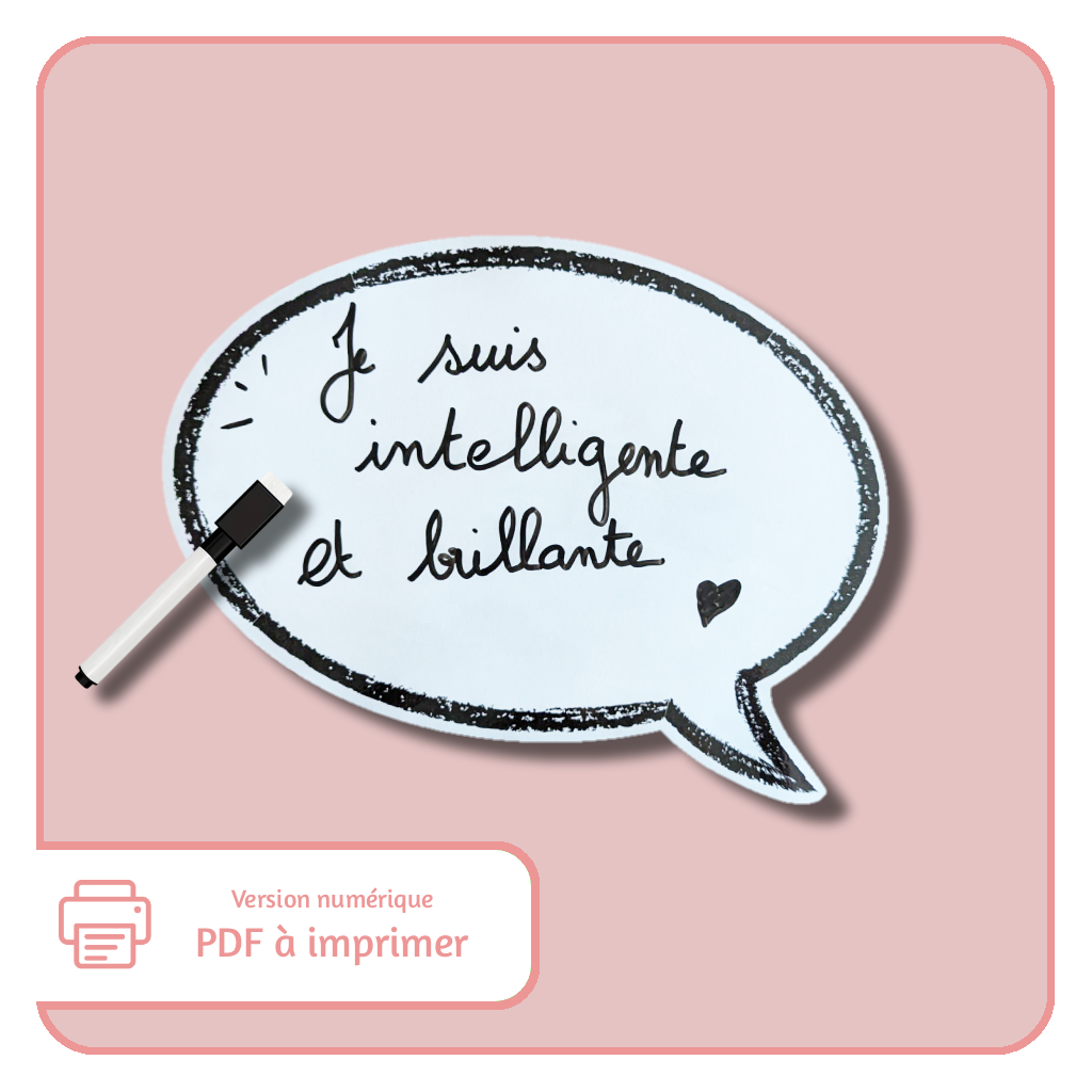 Ma bulle positive - PDF à imprimer