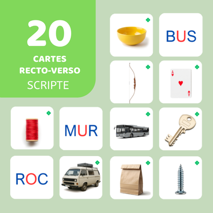 Cartimo - Niveau 1 - 20 cartes