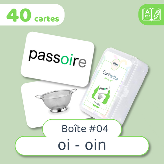 Cart'ortho - Boîte 4 : OI · OIN - 40 cartes