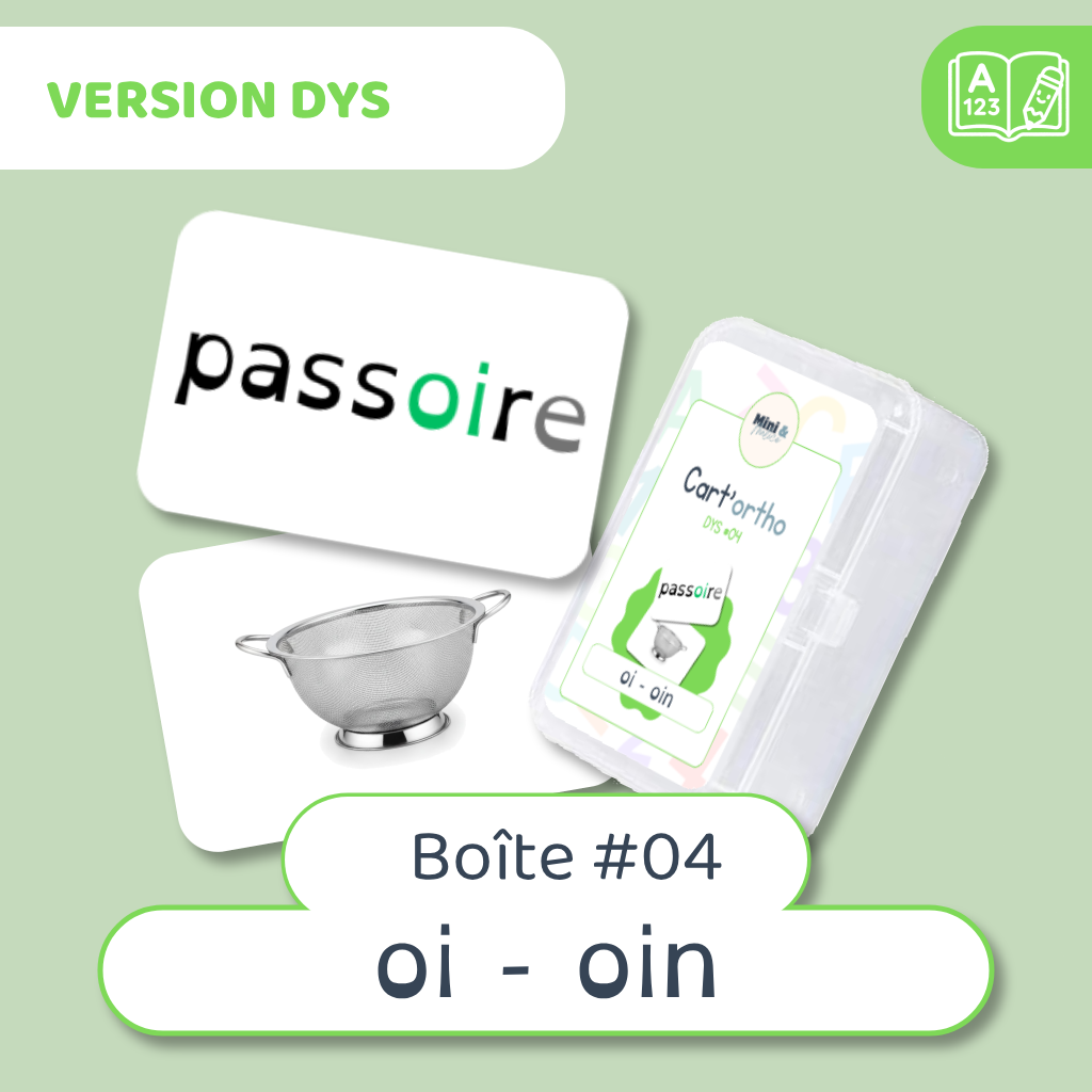 Cart'ortho - Boîte 4 : OI · OIN - 40 cartes