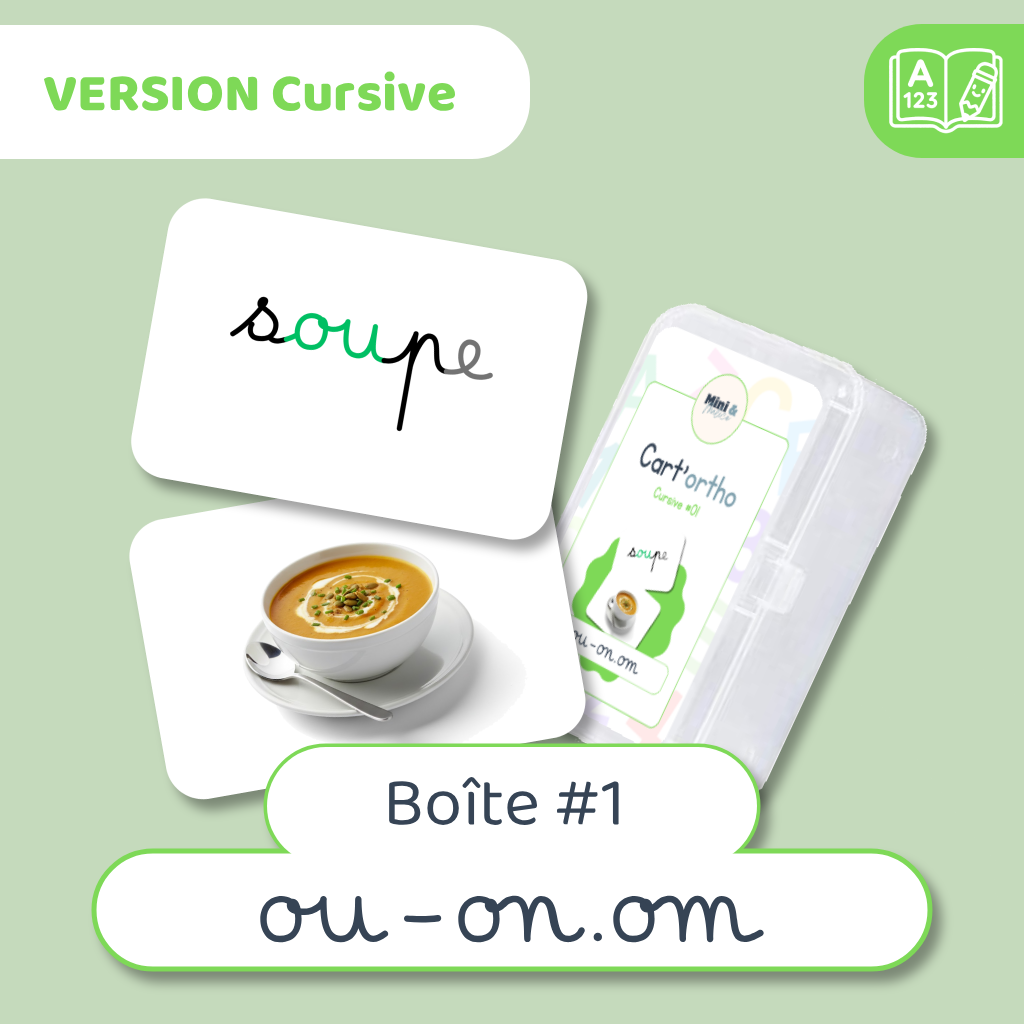 Cart'ortho - Boîte 1 : OU - ON·OM - 40 cartes