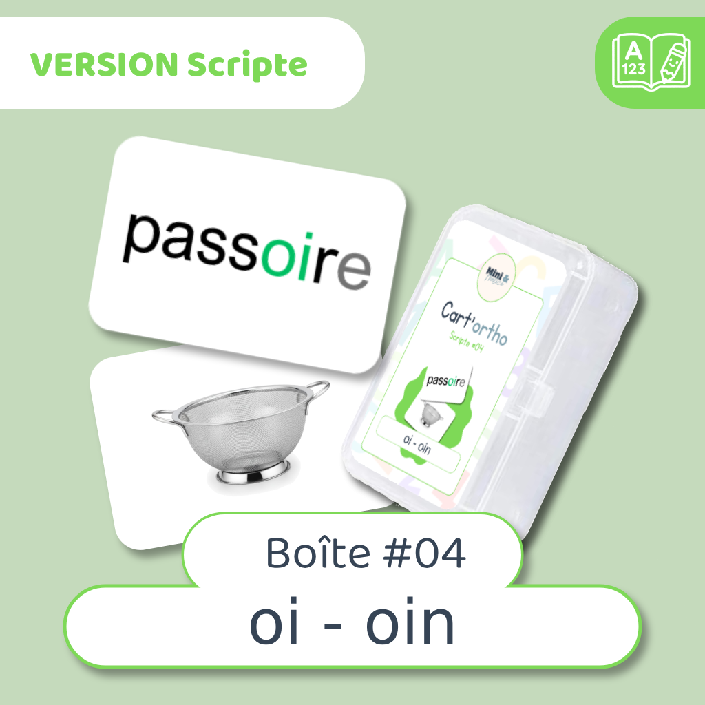 Cart'ortho - Boîte 4 : OI · OIN - 40 cartes