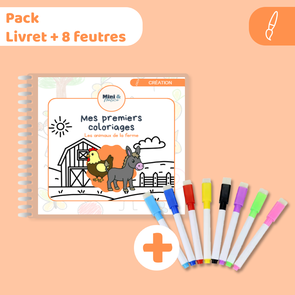 Mes premiers coloriages - Ferme