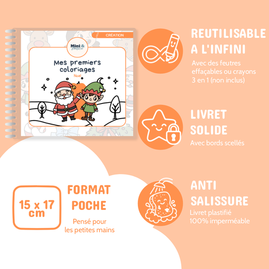 Mes premiers coloriages - Noël