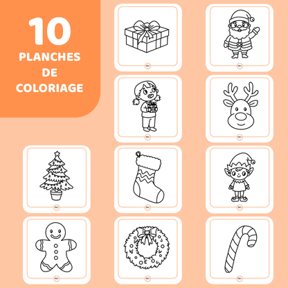 Mes premiers coloriages - Noël