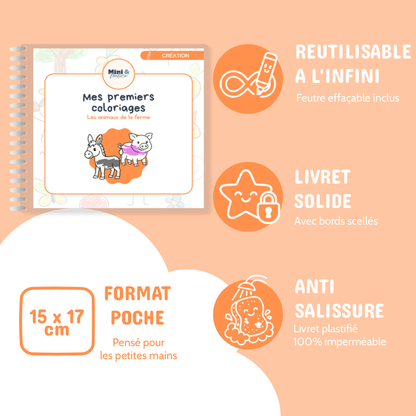 Mes premiers coloriages - Ferme