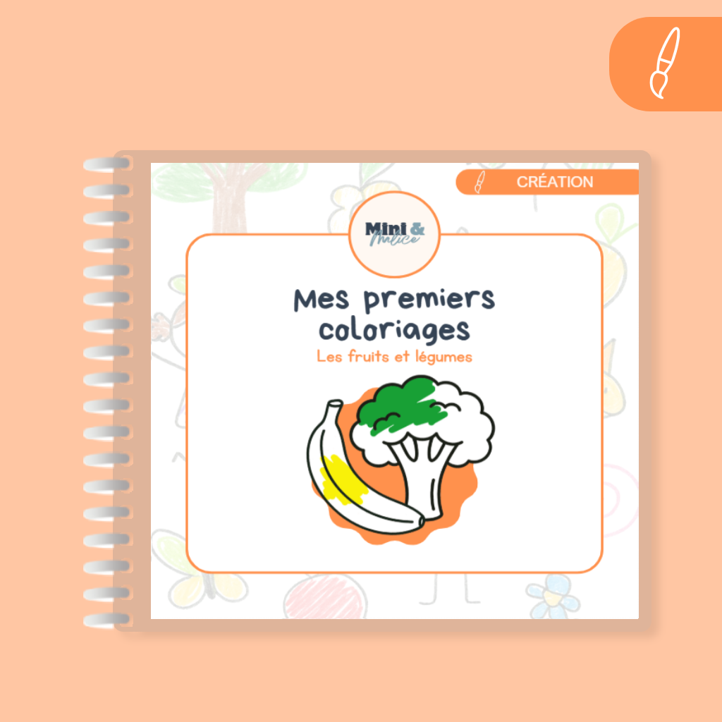 Mes premiers coloriages - Fruits et Légumes