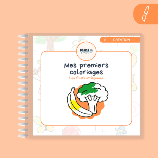 Mes premiers coloriages - Fruits et Légumes
