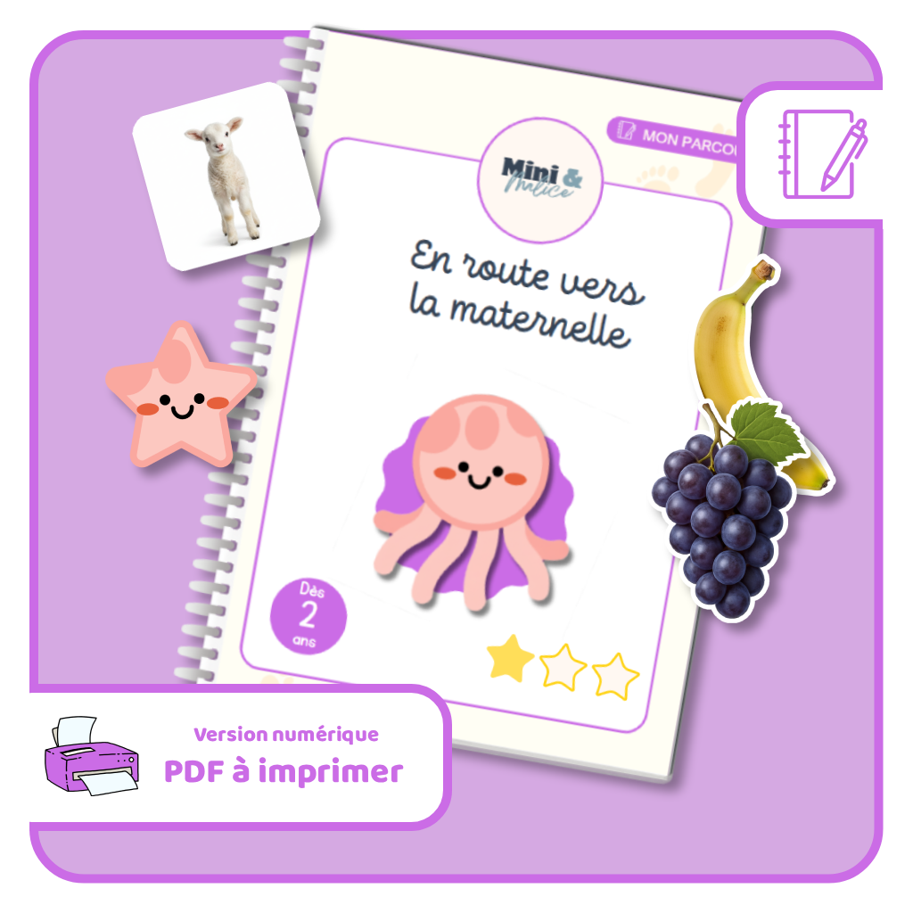 En route vers la maternelle - Niveau 1 - PDF à imprimer