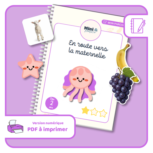 En route vers la maternelle - Niveau 1 - PDF à imprimer