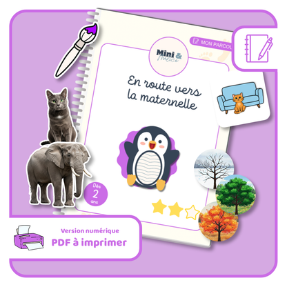 En route vers la maternelle - Niveau 2 - PDF à imprimer