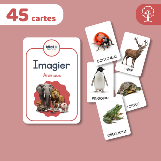 Imagier ANIMAUX – 45 cartes