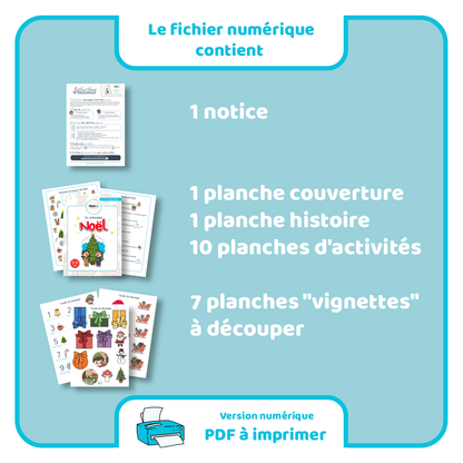 En attendant Noël - PDF à imprimer