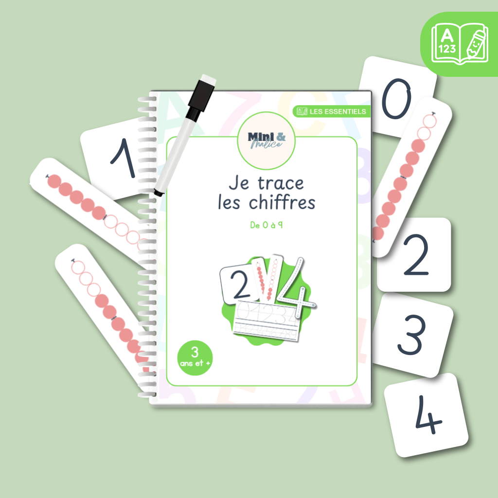 Je trace les chiffres de 0 à 9