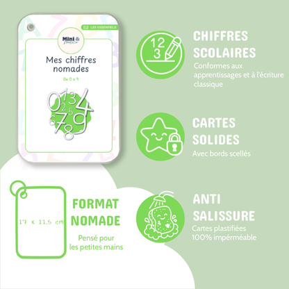 Mes chiffres à tracer nomades