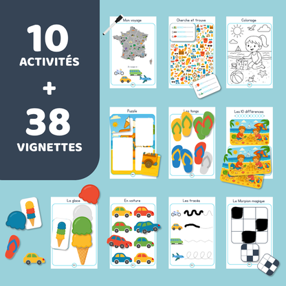 Carnet de voyage - Mes vacances à la mer