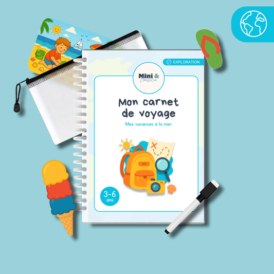 Carnet de voyage - Mes vacances à la mer